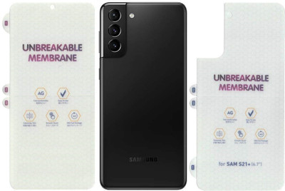 VOSKI Front and Back Screen Guard for Samsung Galaxy S22 Plus Matte Finish Unbreakable Membrane FrontBack Screen Guard(Pack of 1)