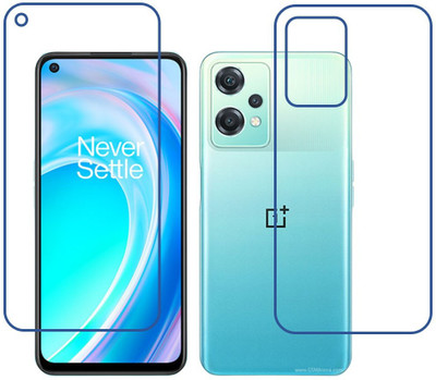 DVTECH Front and Back Screen Guard for 9H Crystal Clear Front And TPU BackOnePlus Nord CE 2 Lite 5G(Pack of 1)