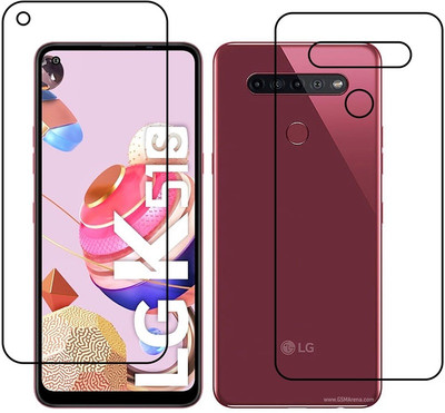 DVTECH Front and Back Screen Guard for LG K51S(Pack of 1)