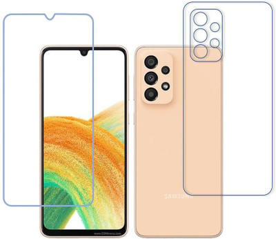 DVTECH Front and Back Screen Guard for 9H Samsung Galaxy A33 5G(Pack of 1)