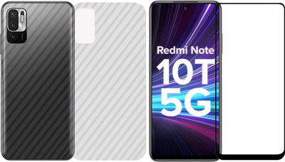Karpine Front and Back Screen Guard for Mi Redmi Note 10T 5G(Pack of 2)