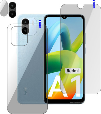PONDRIK Front and Back Screen Guard for REDMI A1(Pack of 3)