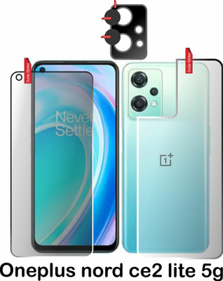 chakoor Front and Back Tempered Glass for ONEPLUS NORD CE 2 LITE 5G(Pack of 3)