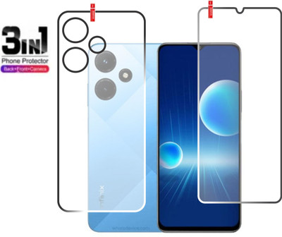 chakoor Front and Back Screen Guard for INFINIX HOT 30i(Pack of 3)
