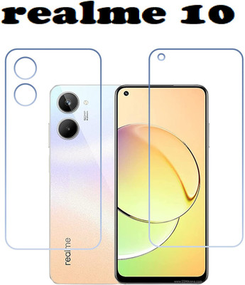 welldesign Front and Back Screen Guard for realme 10, realme 10 4G(Pack of 1)