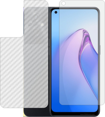 ZINGTEL Front and Back Screen Guard for OPPO RENO8 Z 5G (Front Matte Finish & Back 3d Carbon Fiber)(Pack of 2)