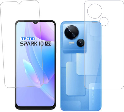 Ten To 11 Front and Back Screen Guard for Tecno Spark 10 5G(Pack of 2)