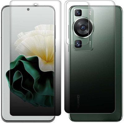 Enlinea Front and Back Screen Guard for Huawei P60 Front+Back (Matte)(Pack of 2)