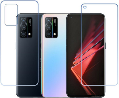 DVTECH Front and Back Screen Guard for 9H Crystal Clear Front And Carbon Fiber BackOppo K9(Pack of 1)