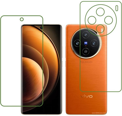 DVTECH Front and Back Screen Guard for TPU vivo X100(Pack of 1)
