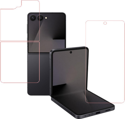 SPRITZEN Front and Back Screen Guard for Samsung Galaxy Z Flip 7 5G, Front Clear Back Clear(Pack of 2)