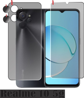 chakoor Front and Back Screen Guard for Realme 10 5g(Pack of 2)
