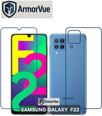 ArmorVue Front and Back Screen Guard for SAMSUNG GALAXY F22(Pack of 2)