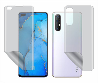 TELTREK Front and Back Screen Guard for OPPO RENO 3 PRO CPH2036 (Edge to Edge Full Screen Protector)(Pack of 1)