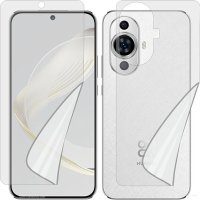 MOBART Front and Back Tempered Glass for HUAWEI NOVA 11 FOAAL00 (Edge To Edge TPU Full Coverage)(Pack of 1)