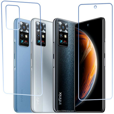 DVTECH Front and Back Screen Guard for 9H Crystal Clear Front And Carbon Fiber BackInfinix Zero X Neo(Pack of 1)