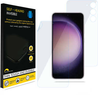 KUBERAN Front and Back Screen Guard for Samsung Galaxy S23, Screen Protector / Body Protector, Scratch Guard(Pack of 1)