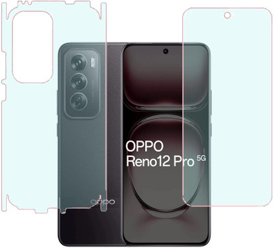 SPRITZEN Front and Back Screen Guard for Oppo Reno 12 Pro 5G, Matte With Sides(Pack of 2)