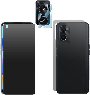 Enlinea Front and Back Screen Guard for Oppo A36 Front+Back+Camera (Matte)(Pack of 3)