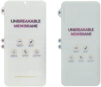 VOSKI Front and Back Screen Guard for Oppo Reno 10 Pro Matte Finish Front Back Membrane Screen Guard(Pack of 1)