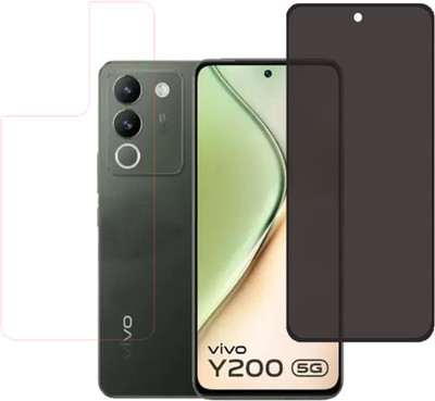 KARTRAY Front and Back Screen Guard for Vivo Y200 5G(Pack of 2)