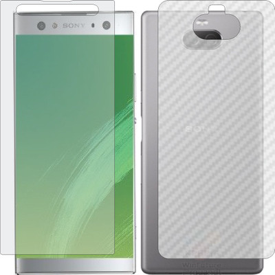 Mobling Front and Back Tempered Glass for SONY XA3(Pack of 2)