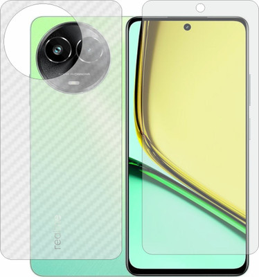 TELTREK Front and Back Screen Guard for Realme C67 5G(Pack of 2)