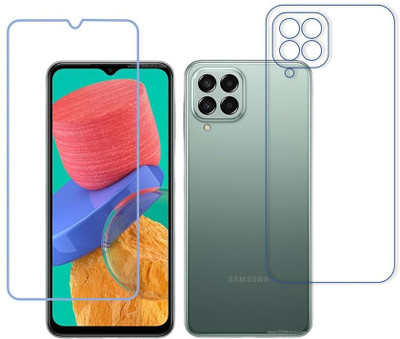 DVTECH Front and Back Screen Guard for 9H Samsung Galaxy M33(Pack of 1)