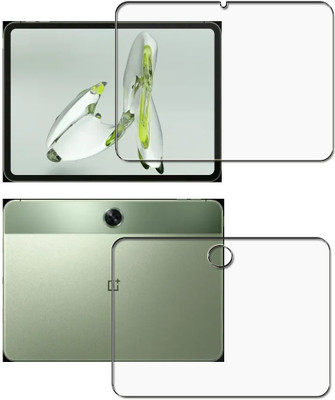 tombik Front and Back Screen Guard for lo7-OnePlus Pad Go-fb(Pack of 2)