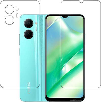 DVTECH Front and Back Screen Guard for 9H Crystal Clear Front And TPU BackRealme C33 2023(Pack of 1)