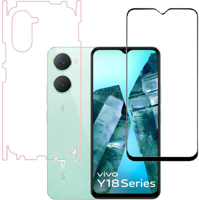 KARTRAY Front and Back Screen Guard for Vivo Y18(Pack of 2)