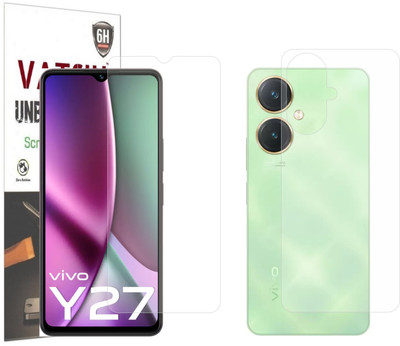 Vatsin Front and Back Screen Guard for ViVO Y27(Pack of 2)