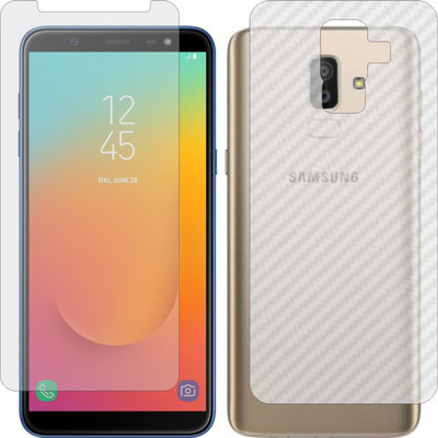 Mobling Front and Back Tempered Glass for Samsung Galaxy J8(Pack of 2)