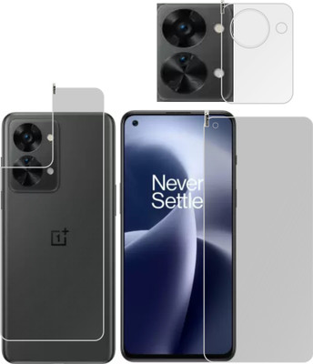 chakoor Front and Back Screen Guard for Oneplus Nord 2T 5g(Pack of 3)