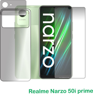 chakoor Front and Back Screen Guard for Realme Narzo 50i Prime(Pack of 3)