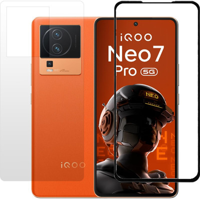 HOBBYTRONICS Front and Back Screen Guard for iQOO Neo 7 Pro 5G, iQOO Neo 7 Pro(Pack of 2)