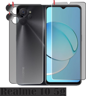 chakoor Front and Back Screen Guard for Realme 10 5g(Pack of 2)