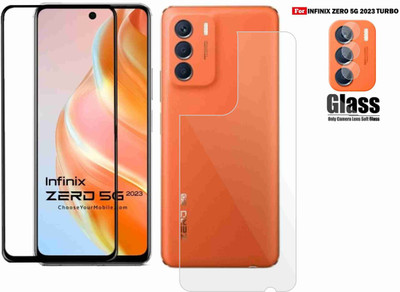 Olonga Front and Back Screen Guard for Infinix Zero 5G 2023 TURBO(Pack of 2)