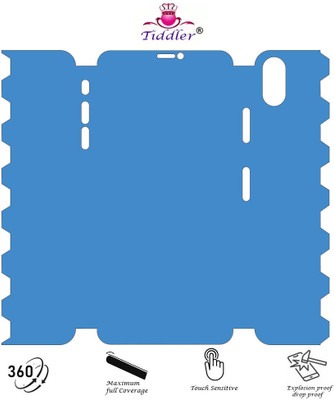 tiddler Front and Back Screen Guard for TPU 360 Degree Wrap, Apple iPhone XS Max(Pack of 1)