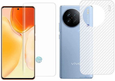 eZell Front and Back Screen Guard for Vivo X90 Pro(Pack of 2)