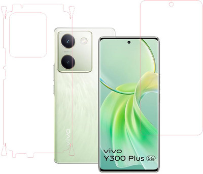 VAYUVAULT Front and Back Screen Guard for Vivo Y300 Plus 5G, Clear with side(Pack of 2)