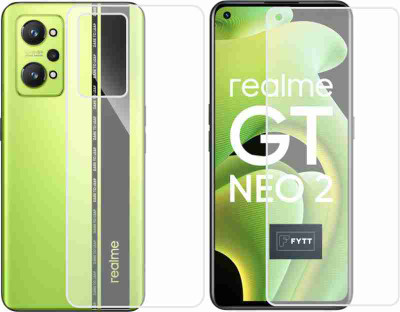 Guardor Front and Back Screen Guard for Realme GT Neo 2 5G Screen Protector And Screen Guard Anti Glare Scratch Resistant TPU Flexible Front And Back Screen Protector(Pack of 2)