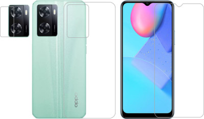 Vatsin Front and Back Screen Guard for Oppo A57(Pack of 3)