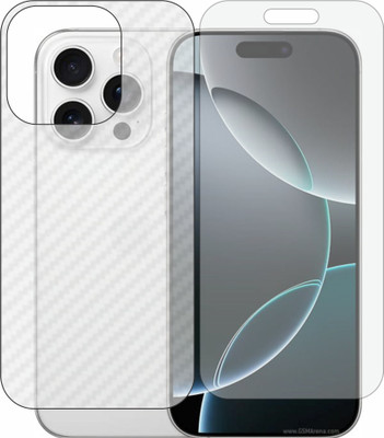 TELTREK Front and Back Screen Guard for Apple Iphone 16 Pro(Pack of 2)