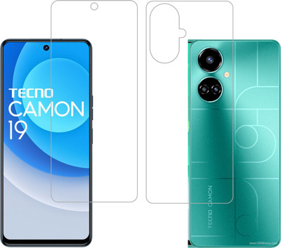 Ten To 11 Front and Back Screen Guard for Tecno Camon 19 Pro Mondrian(Pack of 2)