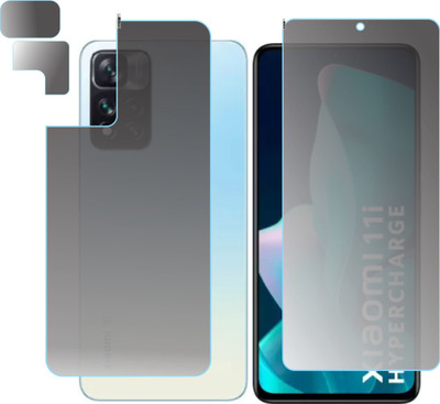 chakoor Front and Back Screen Guard for Xiaomi 11i HyperCharge 5G(Pack of 2)