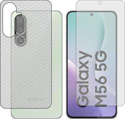 TELTREK Front and Back Screen Guard for Samsung Galaxy M56 5G(Pack of 2)