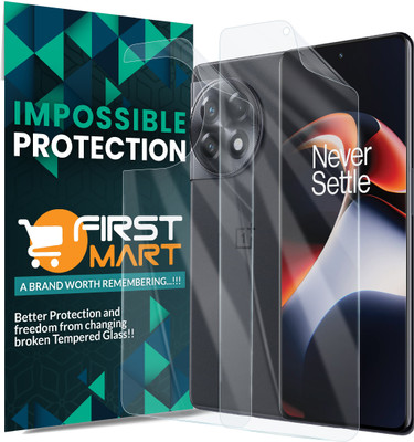 FIRST MART Front and Back Screen Guard for OnePlus 11R 5G, OnePlus 11R, ( Not a Tempered Glass, it’s a Nano Fiber Unbreakable Memberane)(Pack of 1)