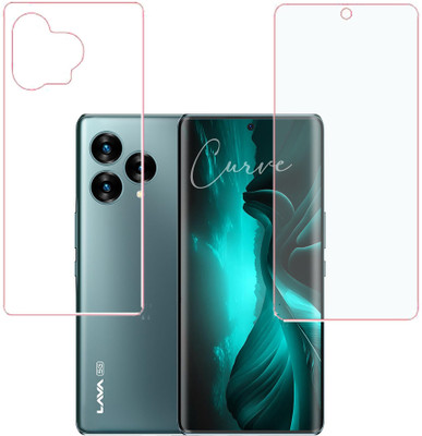 KARTRAY Front and Back Screen Guard for Lava Blaze Curve 5G(Pack of 2)