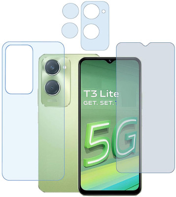MOKPLZ Front and Back Screen Guard for VIVO T3 LITE 5G(Pack of 3)